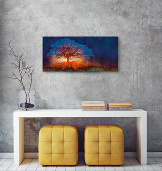 Dibond print on brushed aluminium art work