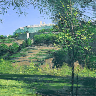 "Early Morning Light, St. Paul de Vence Painting" available at Artifex