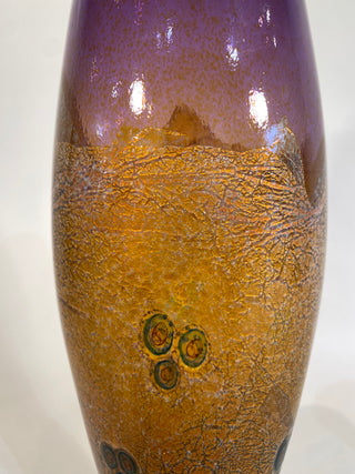 Cordial Purple Gold Vase