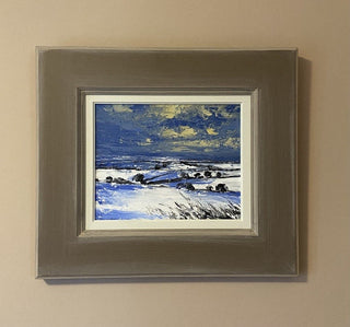 "Looking Out Over a Winter Landscape Painting" available at Artifex 