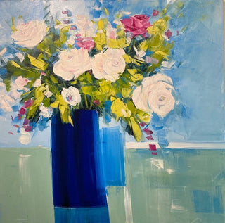 "Blue Vase Painting" available at Artifex 