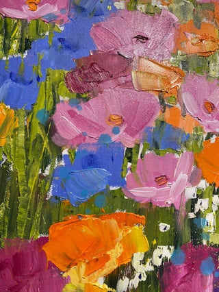 "Wild Flower Meadow Painting" available at Artifex 