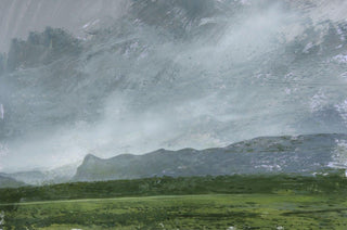 "View of Bird Rock from the A493 near Bryncrug Painting" available at Artifex