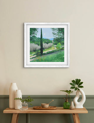 "Cypress, Vinsobres Painting" available at Artifex