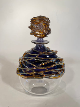 Golden Purple Trailing Perfume Bottle