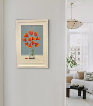 Firecracker Poppies Painting