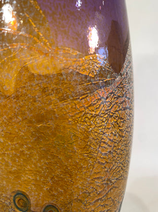 Cordial Purple Gold Vase