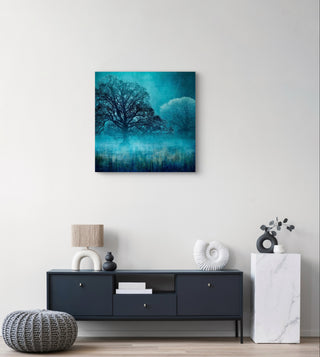 Dibond print on brushed aluminium art work