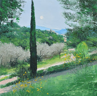 "Cypress, Vinsobres Painting" available at Artifex