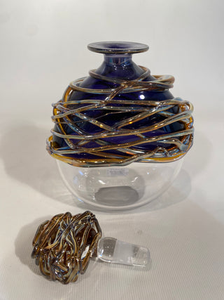 Golden Purple Trailing Perfume Bottle