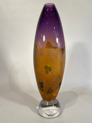 Cordial Purple Gold Vase