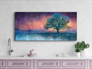 Dibond print on brushed Aluminium art work