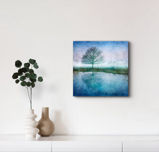 Dibond print on brushed aluminium art work