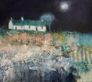 "Dream Beneath the Moon Painting" available at Artifex