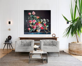 "Among the Flowers Painting" available at Artifex