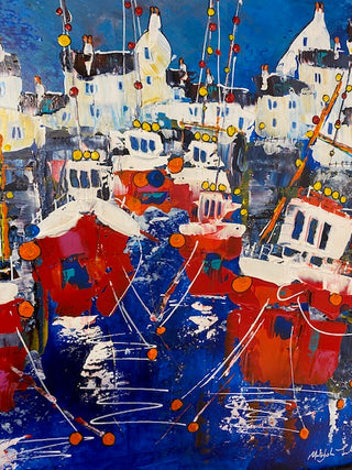 "Harbourside painting" available at Artifex