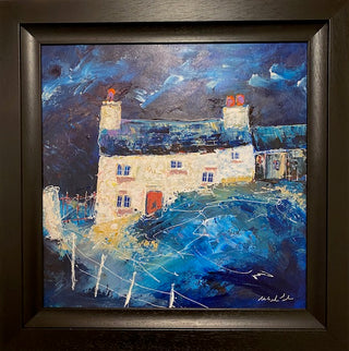 "Hillside Cottage Painting" available at Artifex