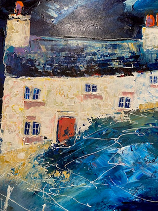 "Hillside Cottage Painting" available at Artifex