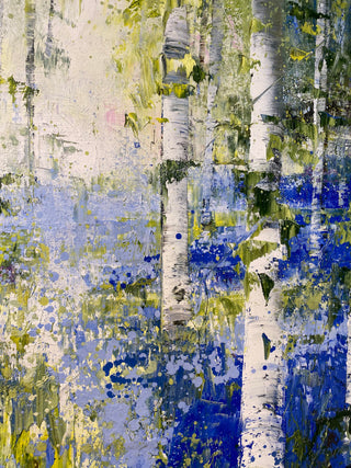 "Bluebells & Birch" available at Artifex