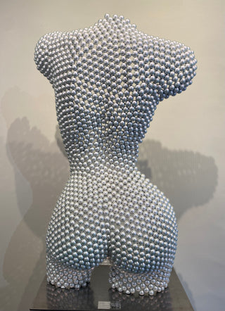 ""Ball Bearing" Female Torso Pearl White" available at Artifex