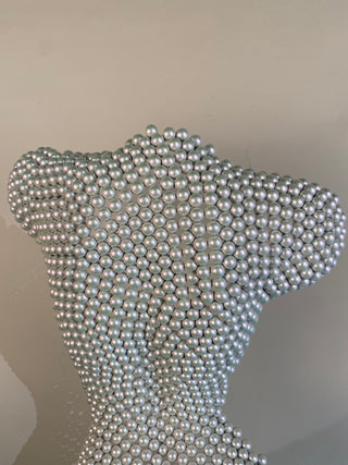 ""Ball Bearing" Female Torso Pearl White" available at Artifex