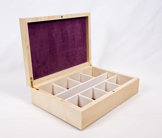 "Lilac Cubist Jewellery Box" available at Artifex