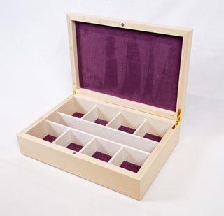 "Lilac Cubist Jewellery Box" available at Artifex