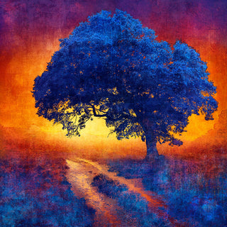 Dibond print on brushed aluminium art work