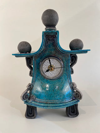 "Raku Clock" available at Artifex 