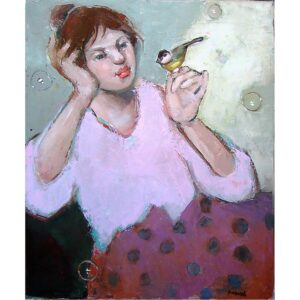 "Polkadot Dress and The Bird" available at Artifex 