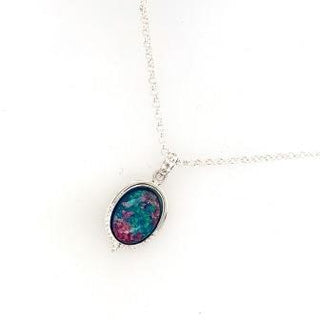 "Oval opal triplet pendant" available at Artifex 