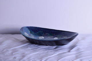 "Koi Oval Dish" available at Artifex 