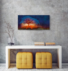 Dibond print on brushed aluminium art work