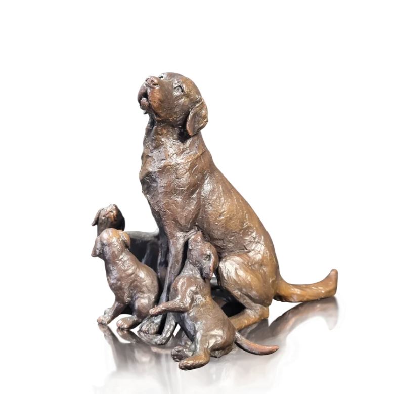 "Labrador with Puppies" available at Artifex 