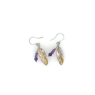 "Large Leaf drop Earrings" available at Artifex 