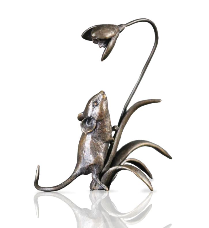 "Mouse with Snowdrop" available at Artifex 