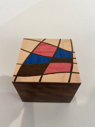 "Miro Flag Fumed Oak Box" available at Artifex 