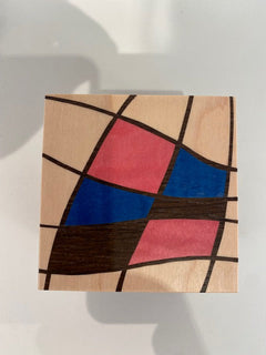 "Miro Flag Fumed Oak Box" available at Artifex 