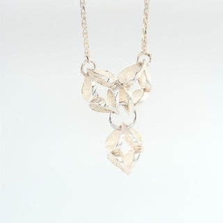 "3 link silver kiss Necklace" available at Artifex 