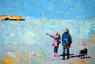 "Winter Horizon Newport Painting" available at Artifex 