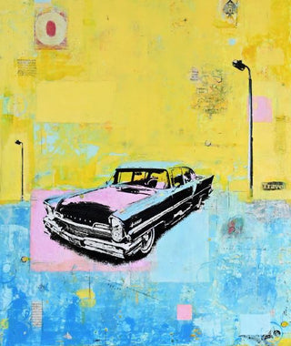 "1957 Lincoln in Pembrokeshire Painting" available at Artifex 