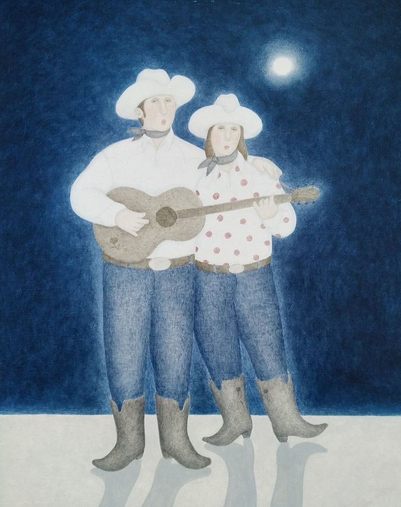 "The Ballad of You and Me painting" available at Artifex 