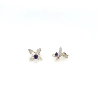 "Large Petal Stud Earrings" available at Artifex 