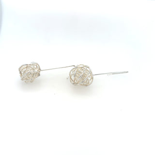 "Large Fixed ball Earrings" available at Artifex 