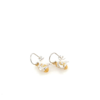 "Chubby bee hook earrings" available at Artifex 