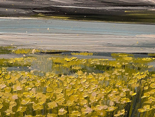 "Daffodils at the Lake Painting" available at Artifex 