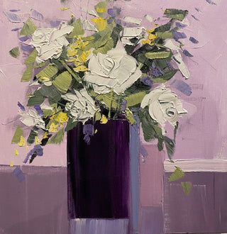 "Purple Vase Painting" available at Artifex 