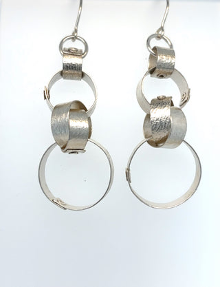 "Interlink Knot Earrings" available at Artifex 