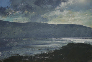"Winter sunlight on the Mawddach Estuary Painting" available at Artifex 