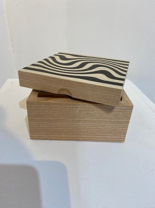 "Square Box in Various Veneers" available at Artifex 